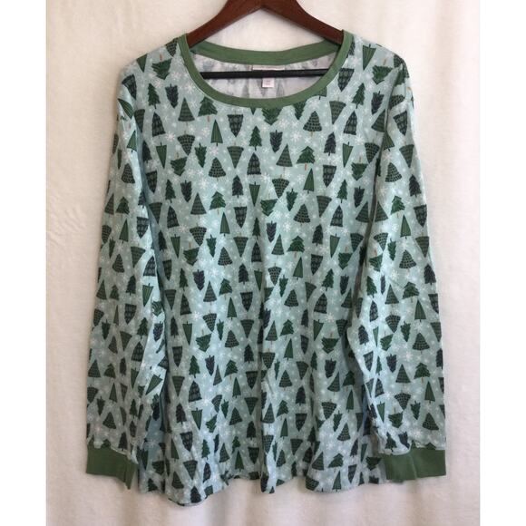 Lauren Conrad Christmas Tree Pajama Set 2XB - Picture 3 of 10